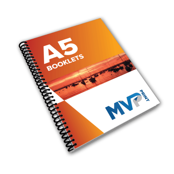 A5 Coil Bound Booklet Printing by MVP Print