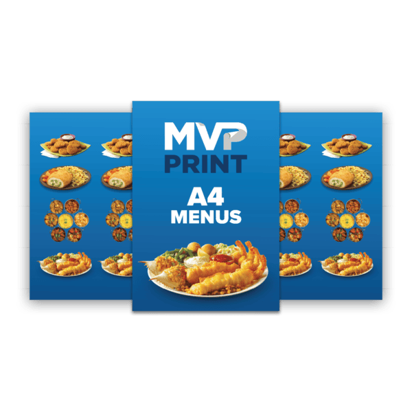 A4 Menus by MVP Print