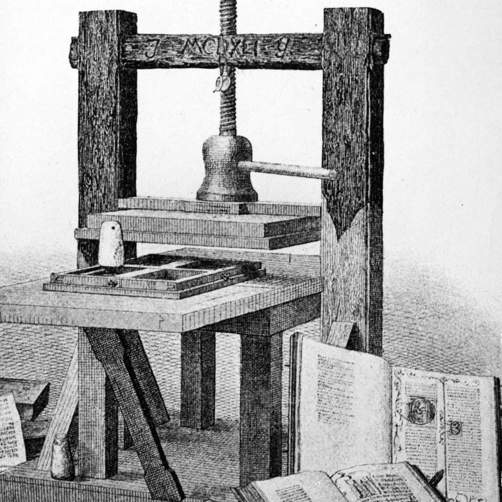First printing press