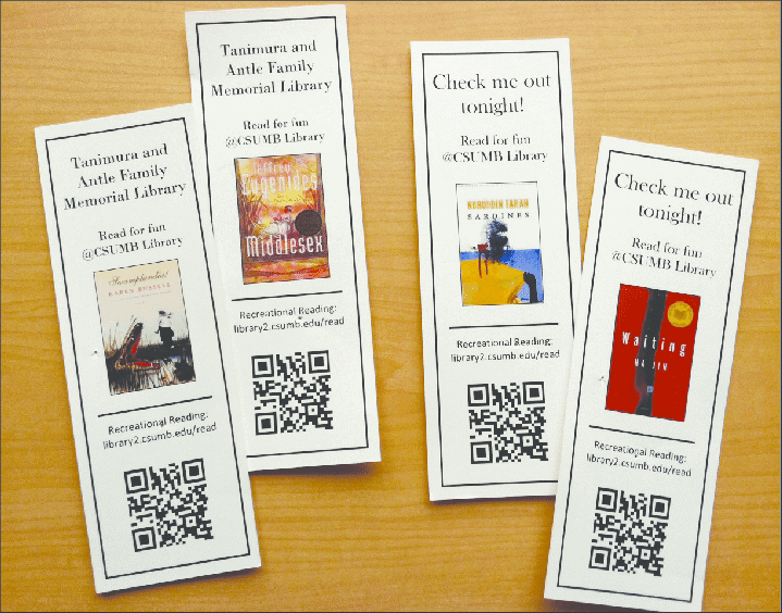 Custom Bookmark Printing QR CODES