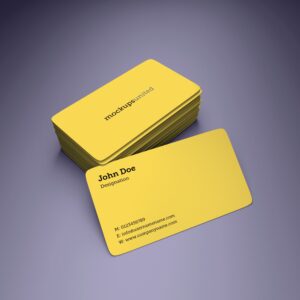 Rounded Corner Business CArds