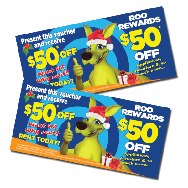 Rent The Roo Christmas Voucher Printing
