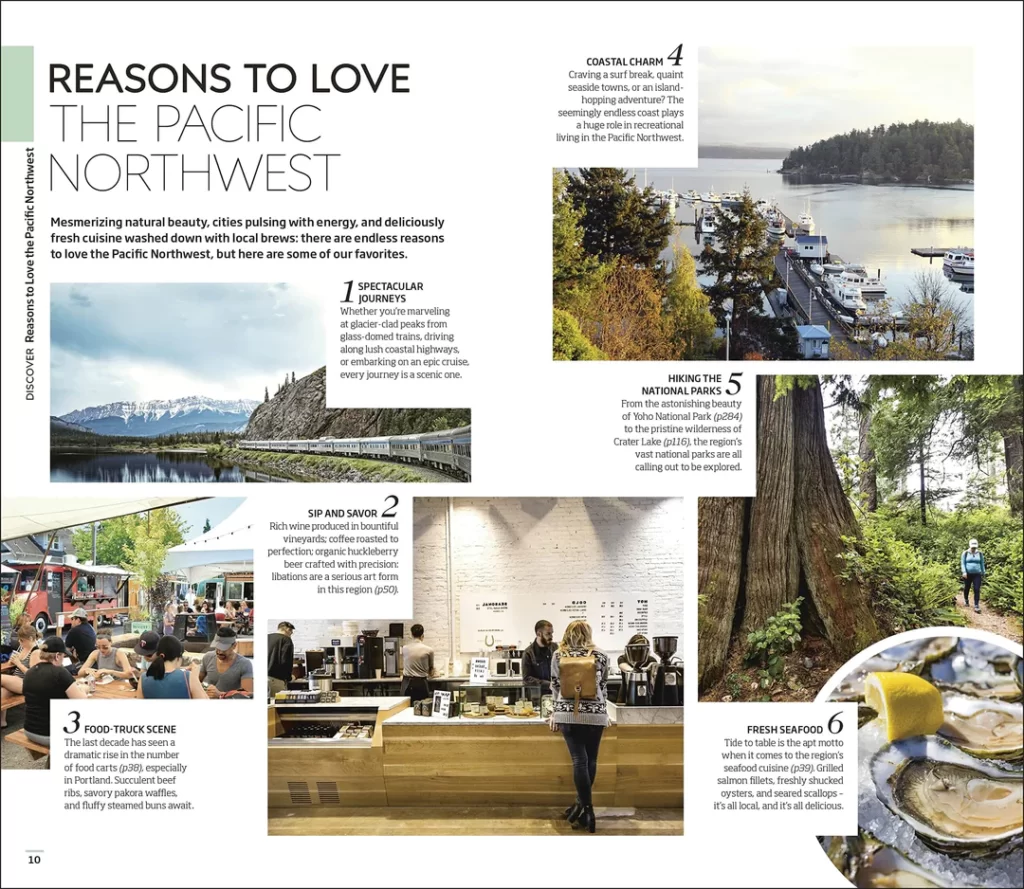 Pacific Northwest travel brochure