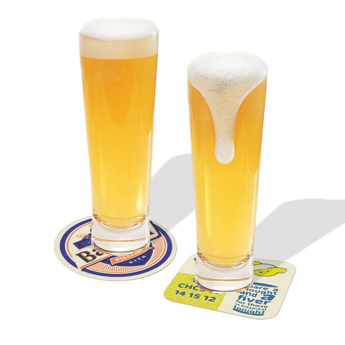 Branded Coasters with Beer