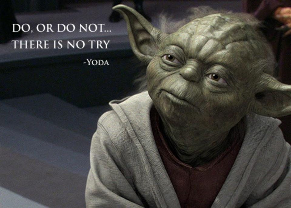 Yoda on Postcards